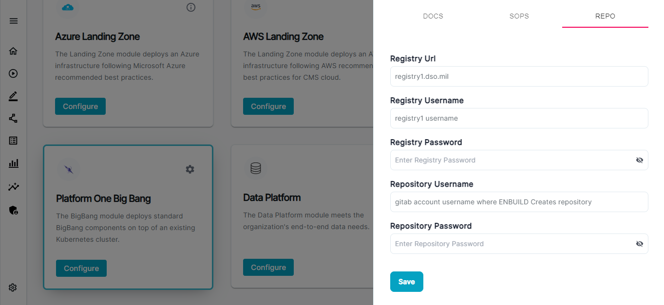 Repo Credentials